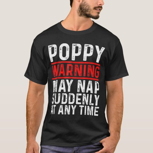 Ppy Warning May Nap Suddenly At Any Time For Grand T-shirt (Voorkant)