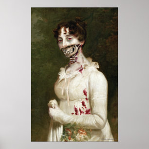 PPZ Hoesje Zombie Canvas Art Print
