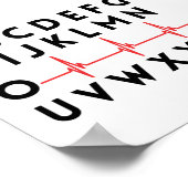 PQRST verpleegster Poster (Hoek)