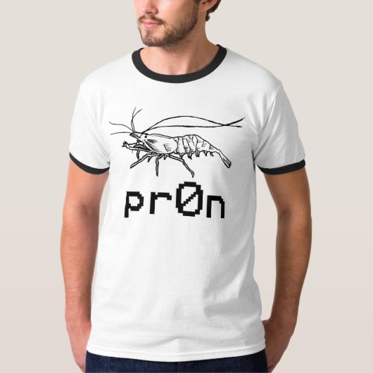 pr0n t-shirt (Voorkant)