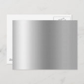 Pr103 SILVER GLEAM SHINY BACKGROUNDS SJABLONEN DIG Briefkaart (Voorkant / Achterkant)