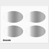 Pr103 SILVER GLEAM SHINY BACKGROUNDS SJABLONEN DIG Ovale Sticker (Vel)