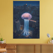 PR-BR05. The Medusa Observatory Canvas Afdruk (Insitu (Woonkamer))