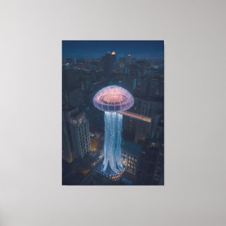 PR-BR05. The Medusa Observatory Canvas Afdruk