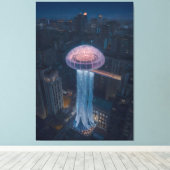 PR-BR05. The Medusa Observatory Canvas Afdruk (Insitu (Houten vloer))