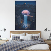 PR-BR05. The Medusa Observatory Canvas Afdruk (Insitu (Slaapkamer))