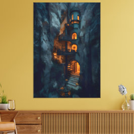 PR-C04. Grotto Spire Residence Canvas Afdruk