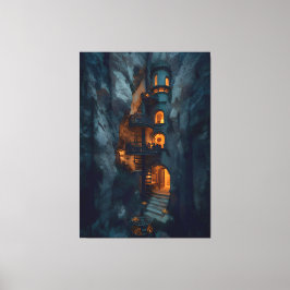 PR-C04. Grotto Spire Residence Canvas Afdruk