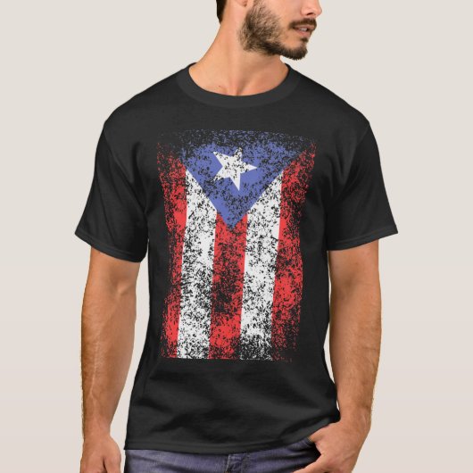 PR Flag Faded Big T-shirt (Voorkant)