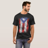 PR Flag Faded Big T-shirt (Voorkant volledig)