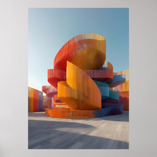 PR-O04. Ribbon Mirage Pavilion Poster (Voorkant)