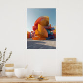 PR-O04. Ribbon Mirage Pavilion Poster (Keuken)