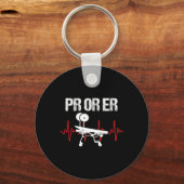 PR of ER Gewichtheffen Bodybuilding Fitness Gym 2 Sleutelhanger (Voorkant)