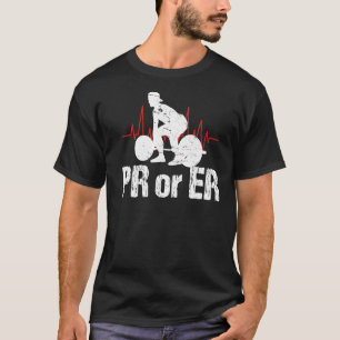 PR of ER Weightlift Bodybuilding Apparel Vintag T-shirt