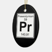 Pr - Praseodymium Keramisch Ornament (Links)