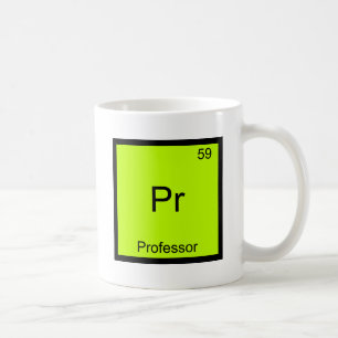Pr - Professor Funny Chemistry Element Symbol T-sh Koffiemok