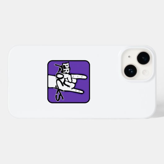 PR Rocks Telefoonhoes Case-Mate iPhone Case (Achterkant (horizontaal))