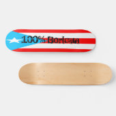 PR skateboard, 100% Boricua Skateboard (Horizontaal)