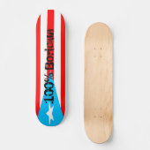 PR skateboard, 100% Boricua Skateboard (Voorkant)