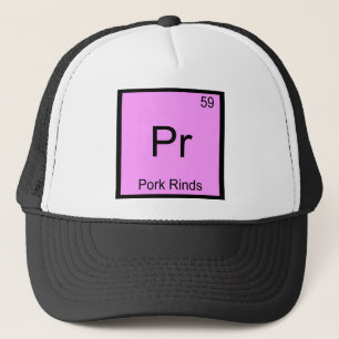 Pr - Varkenshuiden Funny Chemie Element Symbool T- Trucker Pet