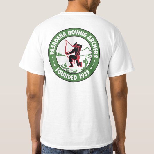 PRA-Mannen T-Shirt - Wit (Achterkant)