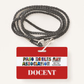 PRAA LANYARDS BADGE (Voorkant met draagriem)