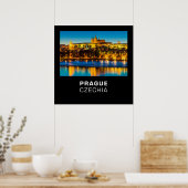 Praag 002D - de Gouden Stad Poster (Keuken)