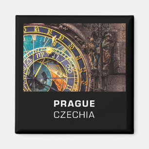 Praag 003D - Astronomische klok Magneet