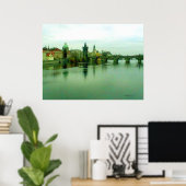 Praag 1 Poster 2000 het MUSEUM Zazzle van de Brug (Thuiskantoor)