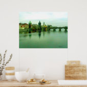 Praag 1 Poster 2000 het MUSEUM Zazzle van de Brug (Keuken)