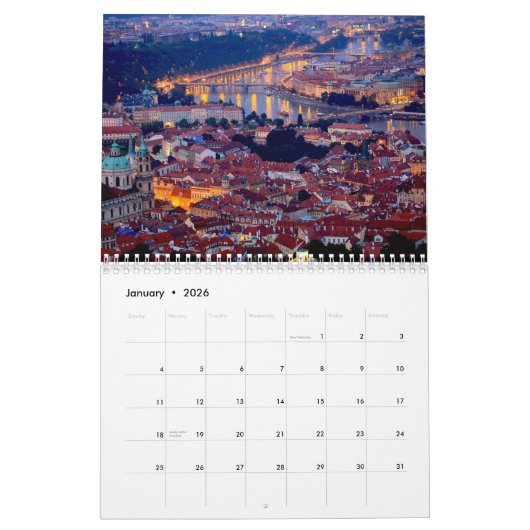 Praag 2018 kalender (Jan 2026)