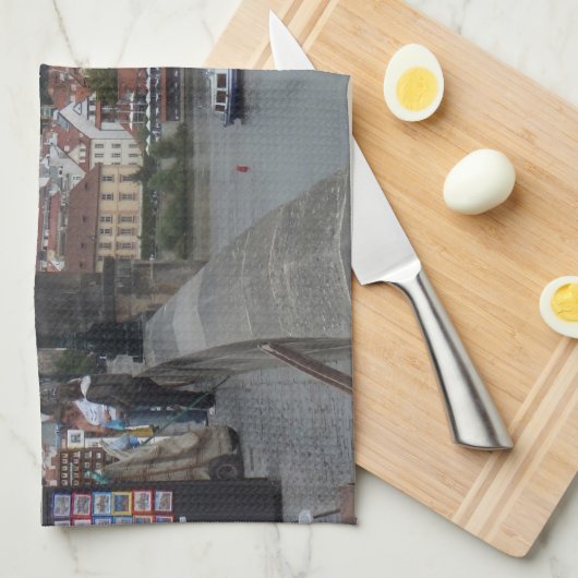 Praag / Aangepaste keukenhanddoeken Praha (Quarter Fold)