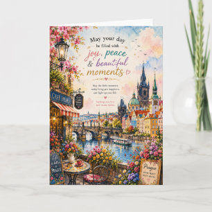 Praag Aquarel Wenskaart Kaart