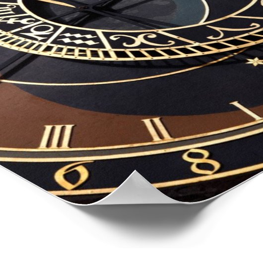 praag astronomisch Poster (Hoek)