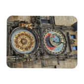 Praag Astronomische Klok close-up uitzicht magneet (Horizontaal)