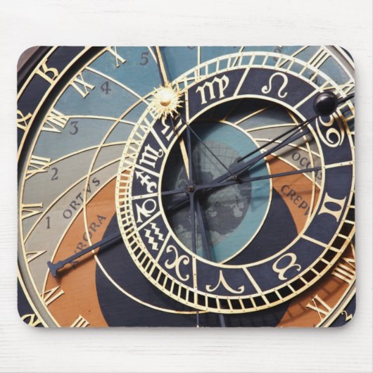 Praag astronomische klok Muismat (Voorkant)