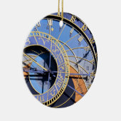 Praag - Astronomische klok - Orloj (Kerstmis) Keramisch Ornament (Rechts)