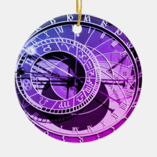 Praag - Astronomische klok - Orloj (Kerstmis) Keramisch Ornament