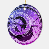 Praag - Astronomische klok - Orloj (Kerstmis) Keramisch Ornament (Links)