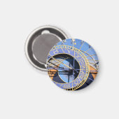 Praag - Astronomische klok - Orloj (Praag) Magneet (Voorkant / Achterkant)
