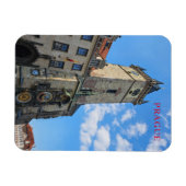 Praag Astronomische Klok uitzicht magneet (Horizontaal)