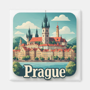 Praag Bestemming Collectie Magneet