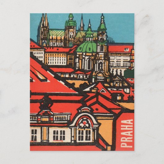Praag Briefkaart (Voorkant)