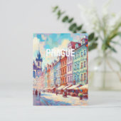 praag briefkaart (Staand voorkant)