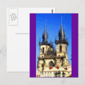 Praag Briefkaart (Voorkant / Achterkant)