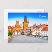 Praag Briefkaart (Voorkant / Achterkant)