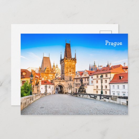 Praag Briefkaart (Voorkant / Achterkant)