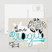 Praag Briefkaart (Voorkant / Achterkant)