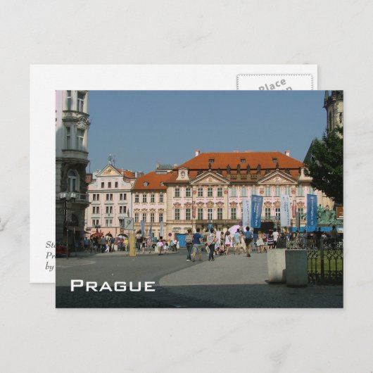 Praag Briefkaart (Voorkant / Achterkant)