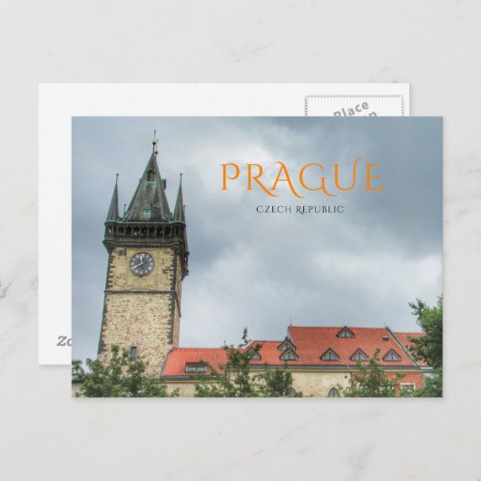 Praag Briefkaart (Voorkant / Achterkant)